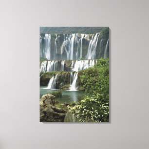 Azië, China, de provincie Yunnan, Qujing, Luoping Canvas Afdruk