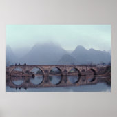 Azië, China, Guizhou, Anshuichang. Ancient Poster (Voorkant)