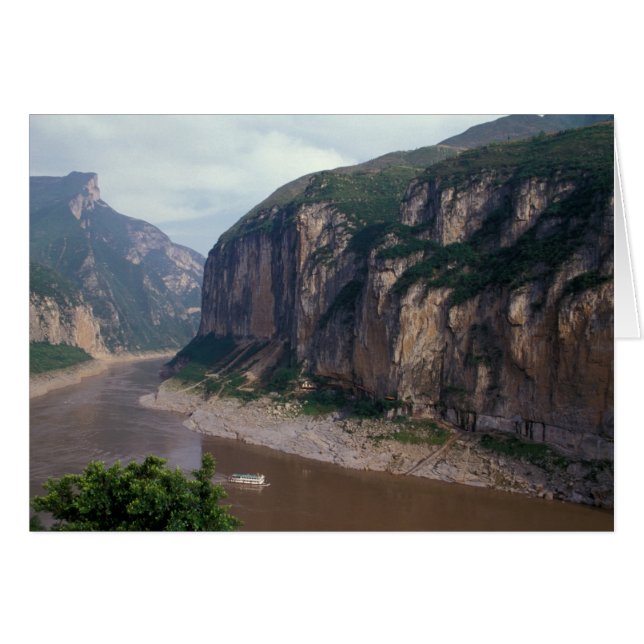 Azië, China, Yangtze rivier, Drie Kloven. (Voorkant Horizontaal)