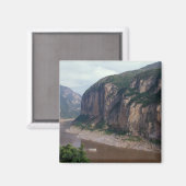Azië, China, Yangtze-rivier, Drie Kloven. Magneet (Voorkant / Achterkant)
