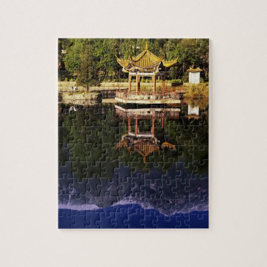 Azië, China, Yunnan, Dali. Cangshan Mountains Legpuzzel (Verticaal)