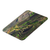 Azië, China, Yunnan, Honghe. Rijstterrassen nabij Magneet (Linkerzijde)