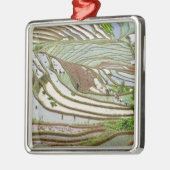 Azië, China, Yunnan, Jinping. Native Yi-volk Metalen Ornament (Links)