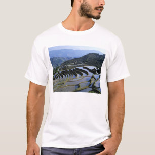 Azië, China, Yunnan, Yuanyang. Ruw T-shirt