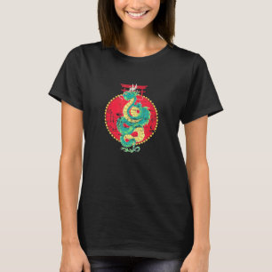 Azië Dier Fantasie Mythisch Wezen Chinese Draak T-shirt