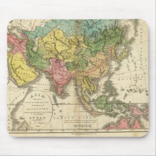 Azië en Rijk van Genghis Kahn Muismat