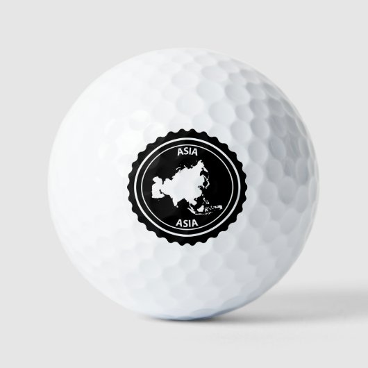 Azië Golfballen (Voorkant)