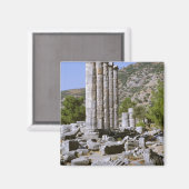 Azië, het Midden-Oosten, Turkije, Ephesus. Tempel Magneet (Voorkant / Achterkant)