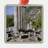 Azië, het Midden-Oosten, Turkije, Ephesus. Tempel  Metalen Ornament (Voorkant)