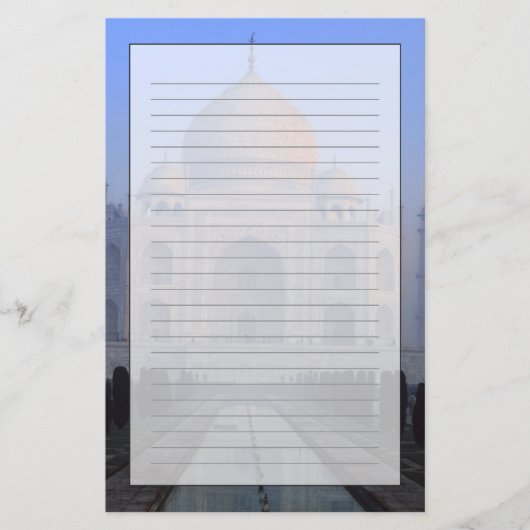 Azië; India; Agra. Taj Mahal. Briefpapier (Voorkant)