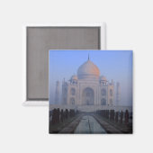Azië; India; Agra. Taj Mahal. Magneet (Voorkant / Achterkant)