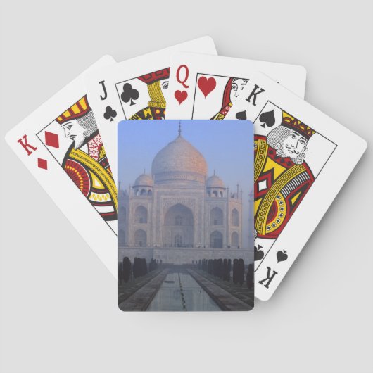 Azië; India; Agra. Taj Mahal. Speelkaarten (Achterkant)