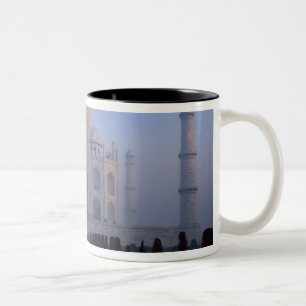 Azië; India; Agra. Taj Mahal. Tweekleurige Koffiemok