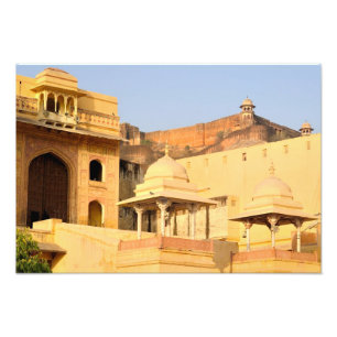 Azië, India, Rajasthan, Amber Amer). De Foto Afdruk
