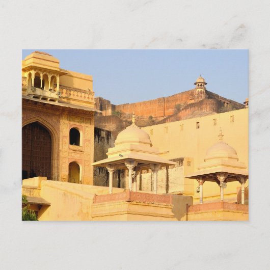 Azië, India, Rajasthan, Amber). De Briefkaart (Voorkant)
