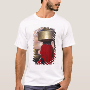 Azië, India, Rajasthan. Een lokale vrouw in een ro T-shirt