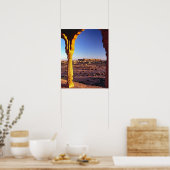 Azië, India, Rajasthan, Jaisalmer. Het uitzicht va Poster (Keuken)