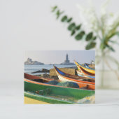 Azië, India, Tamil Nadu, Kanniyakumari 2 Briefkaart (Staand voorkant)