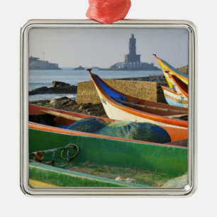 Azië, India, Tamil Nadu, Kanniyakumari 2 Metalen Ornament