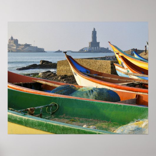 Azië, India, Tamil Nadu, Kanniyakumari 2 Poster (Voorkant)