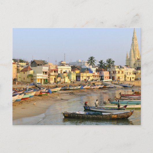Azië, India, Tamil Nadu, Kanniyakumari Briefkaart (Voorkant)