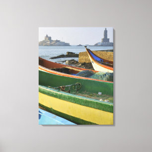 Azië, India, Tamil Nadu, Kanniyakumari Canvas Afdruk