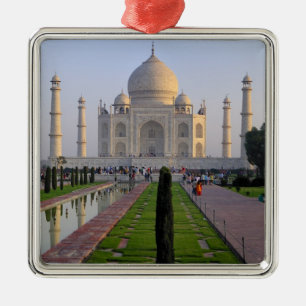 Azië, India, Uttar Pradesh, Agra. De Taj 3 Metalen Ornament