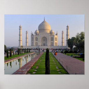 Azië, India, Uttar Pradesh, Agra. De Taj 3 Poster
