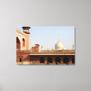 Azië, India, Uttar Pradesh, Agra. De Taj 4 Canvas Afdruk