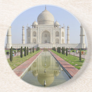 Azië, India, Uttar Pradesh, Agra. De Taj 5 Zandsteen Onderzetter