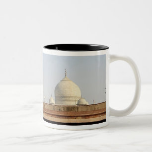 Azië, India, Uttar Pradesh, Agra. De Taj 6 Tweekleurige Koffiemok