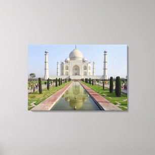 Azië, India, Uttar Pradesh, Agra. De Taj Canvas Afdruk
