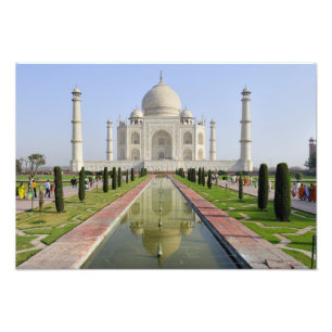 Azië, India, Uttar Pradesh, Agra. De Taj Foto Afdruk