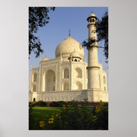 Azië, India, Uttar Pradesh, Agra. De Taj Poster (Voorkant)