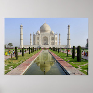 Azië, India, Uttar Pradesh, Agra. De Taj Poster