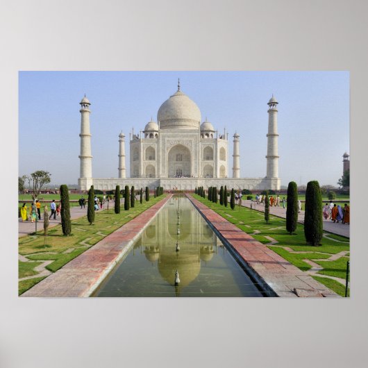 Azië, India, Uttar Pradesh, Agra. De Taj Poster (Voorkant)
