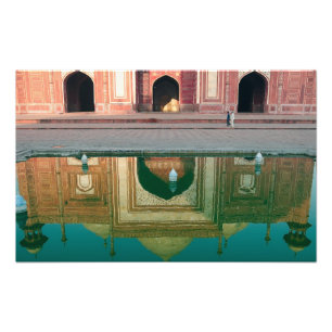 Azië, India, Uttar Pradesh, Agra. Op de 2 Foto Afdruk