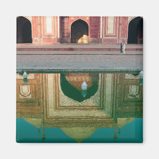 Azië, India, Uttar Pradesh, Agra. Op de 2 Magneet (Voorkant)