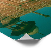 Azië, India, Uttar Pradesh, Agra. Op de 2 Poster (Hoek)