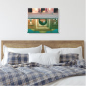 Azië, India, Uttar Pradesh, Agra. Op de Canvas Afdruk (Insitu (Slaapkamer))