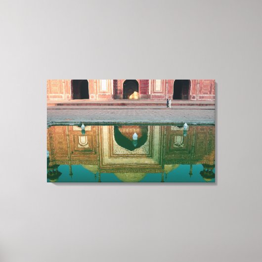 Azië, India, Uttar Pradesh, Agra. Op de Canvas Afdruk (Voorkant)