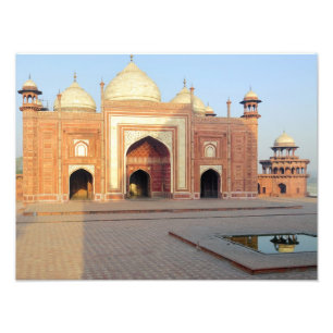 Azië, India, Uttar Pradesh, Agra. Op de Foto Afdruk