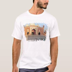 Azië, India, Uttar Pradesh, Agra. Op de T-shirt