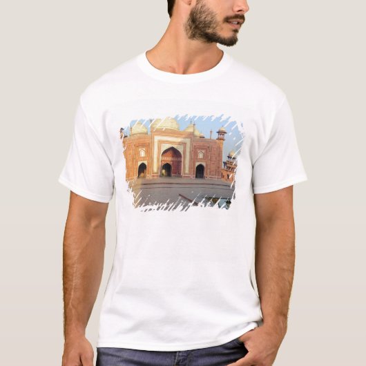 Azië, India, Uttar Pradesh, Agra. Op de T-shirt (Voorkant)