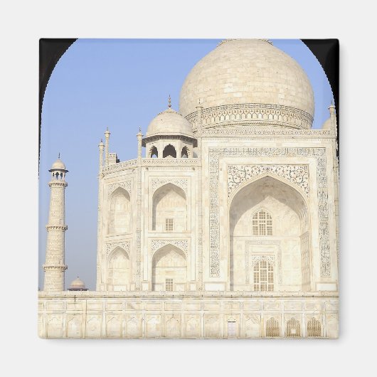 Azië, India, Uttar Pradesh, Agra. Taj 2 Magneet (Voorkant)