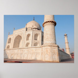 Azië, India, Uttar Pradesh, Agra. Taj 4 Poster