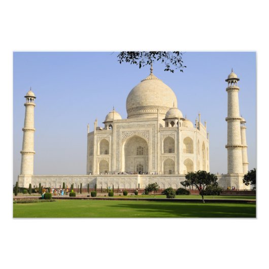 Azië, India, Uttar Pradesh, Agra. Taj 5 Foto Afdruk (Voorkant)