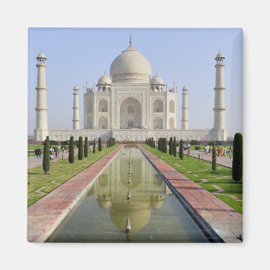 Azië, India, Uttar Pradesh, Agra. Taj 5 Magneet (Voorkant)
