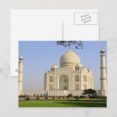 Azië, India, Uttar Pradesh, Agra. Taj 7 Briefkaart (Voorkant / Achterkant)