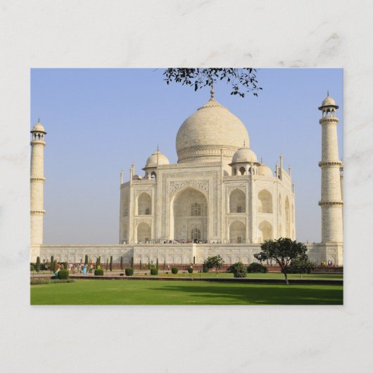 Azië, India, Uttar Pradesh, Agra. Taj 7 Briefkaart (Voorkant)